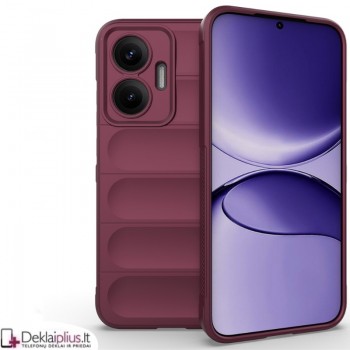 Magic Shield guminis dėklas - bordo spalvos (Xiaomi Poco F7 5G) Magic Shield guminis dėklas - bordo spalvos (Xiaomi Poco F7 5G)